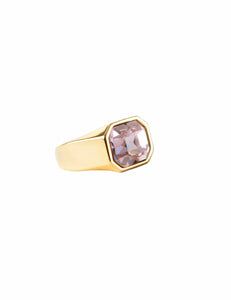 Chunky Gem Ring in Pink