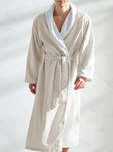 Spa Bathrobe in Bone