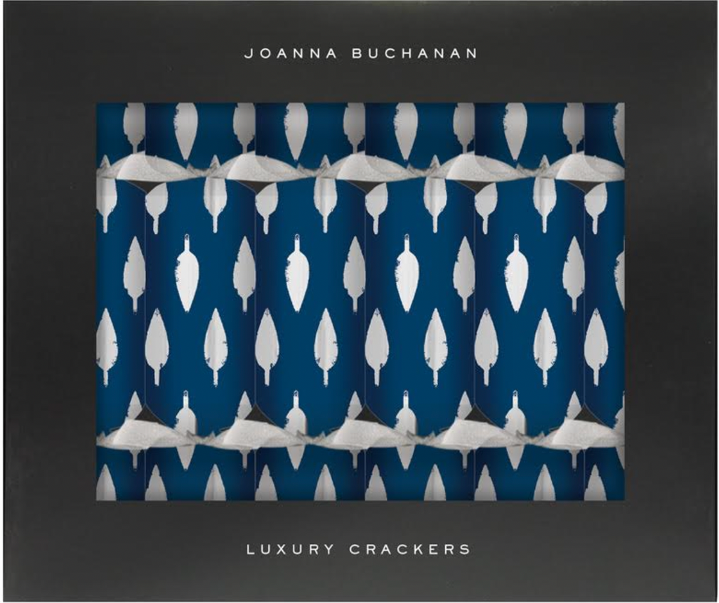 Luxury Celebration Crackers in Navy with Silver