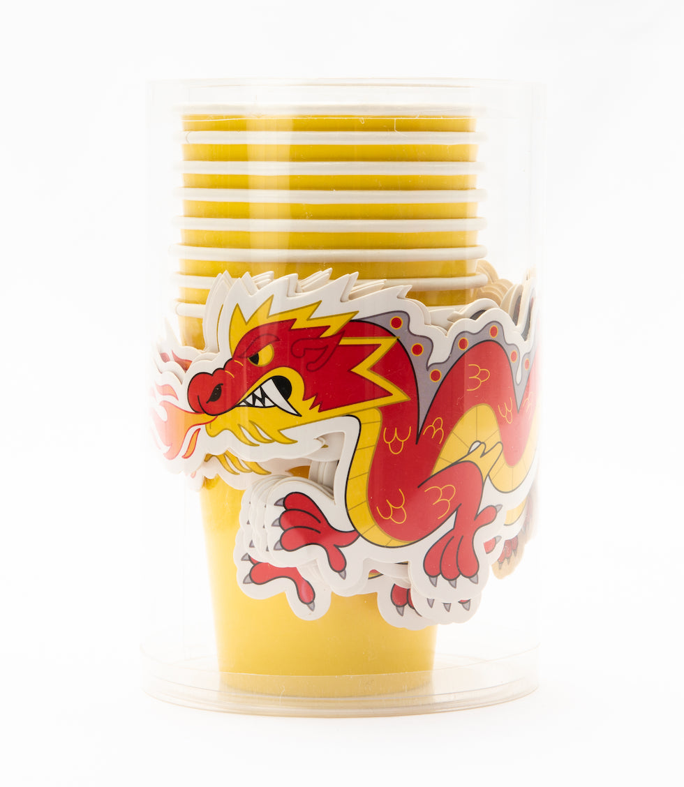 Ninja Cups with Dragon Sleeves