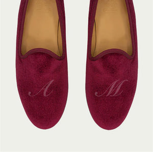 Men's Merlot Velvet Slipper II