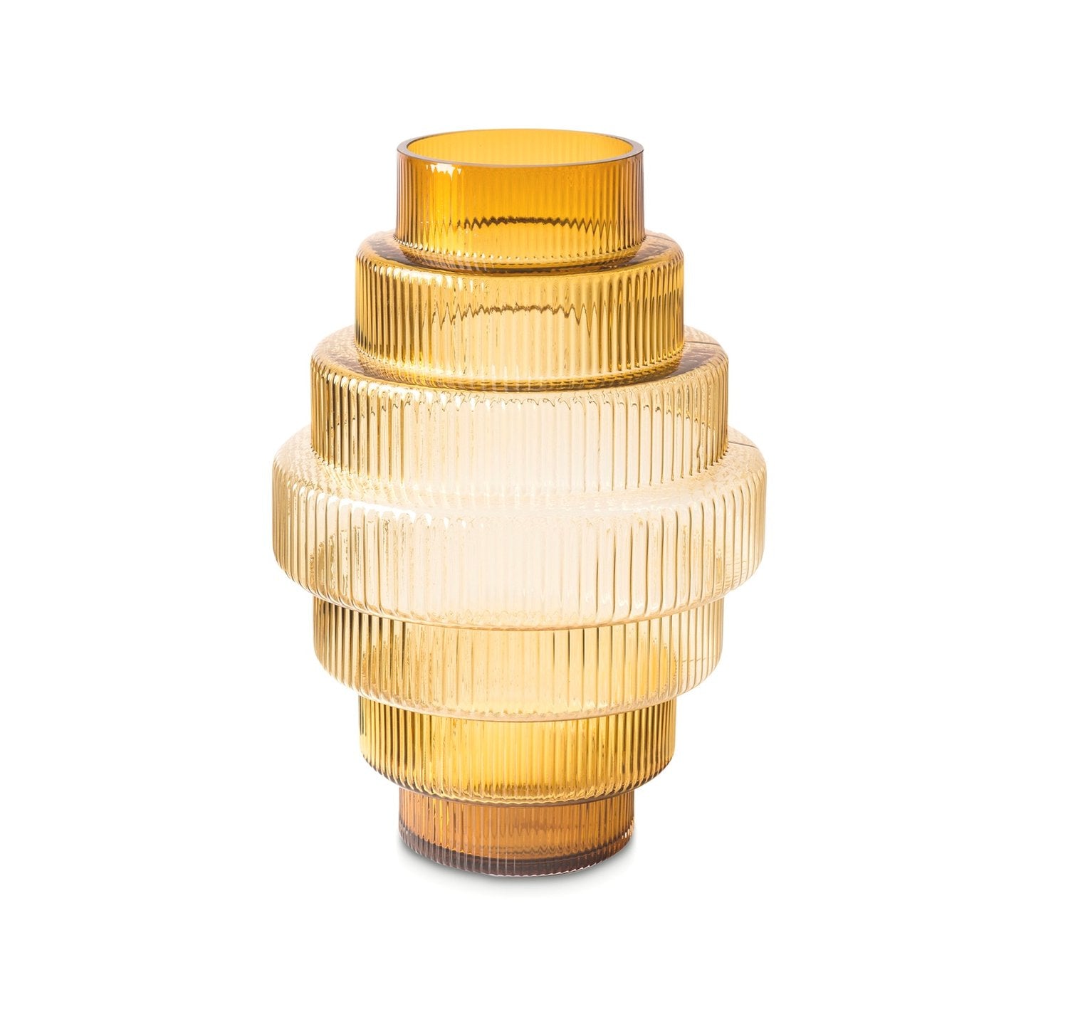 Vase Steps in Amber