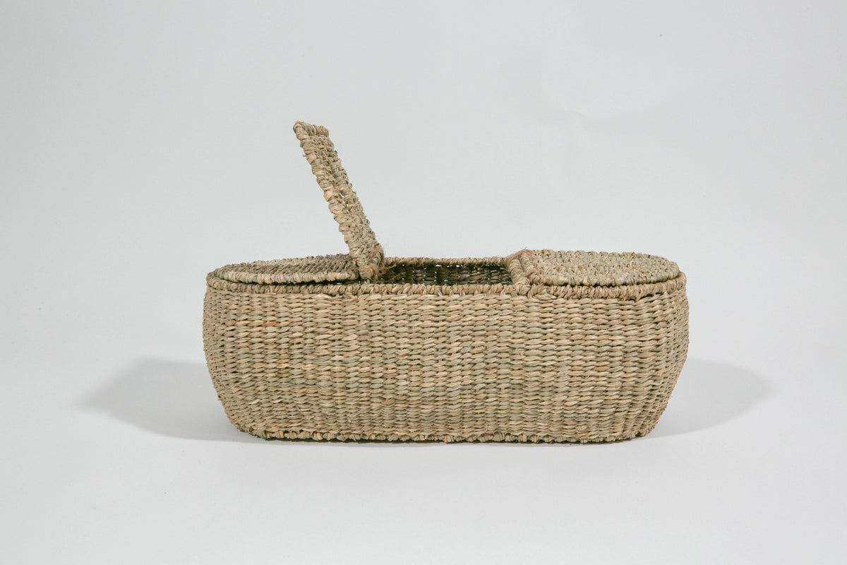 Seagrass Tissue Basket
