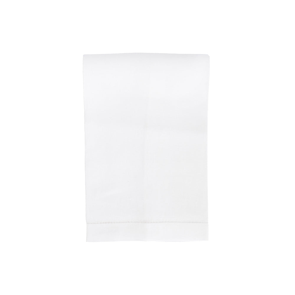 Custom Bulk White Linen-Feel Hand Towels