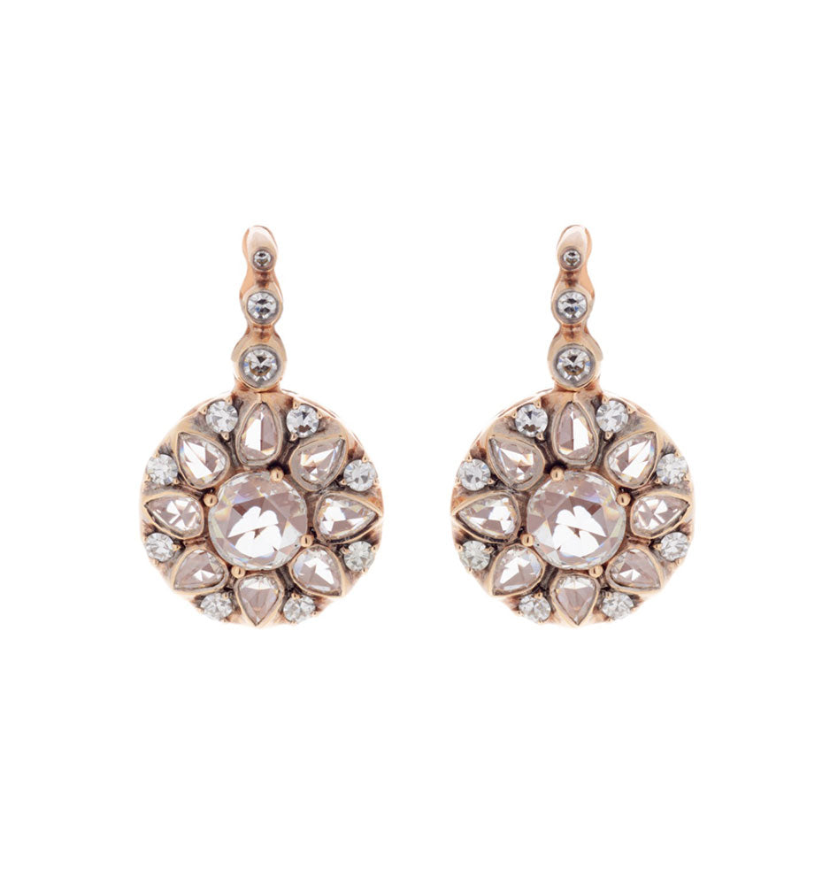 Beirut Rosace Diamond Earrings | Over The Moon