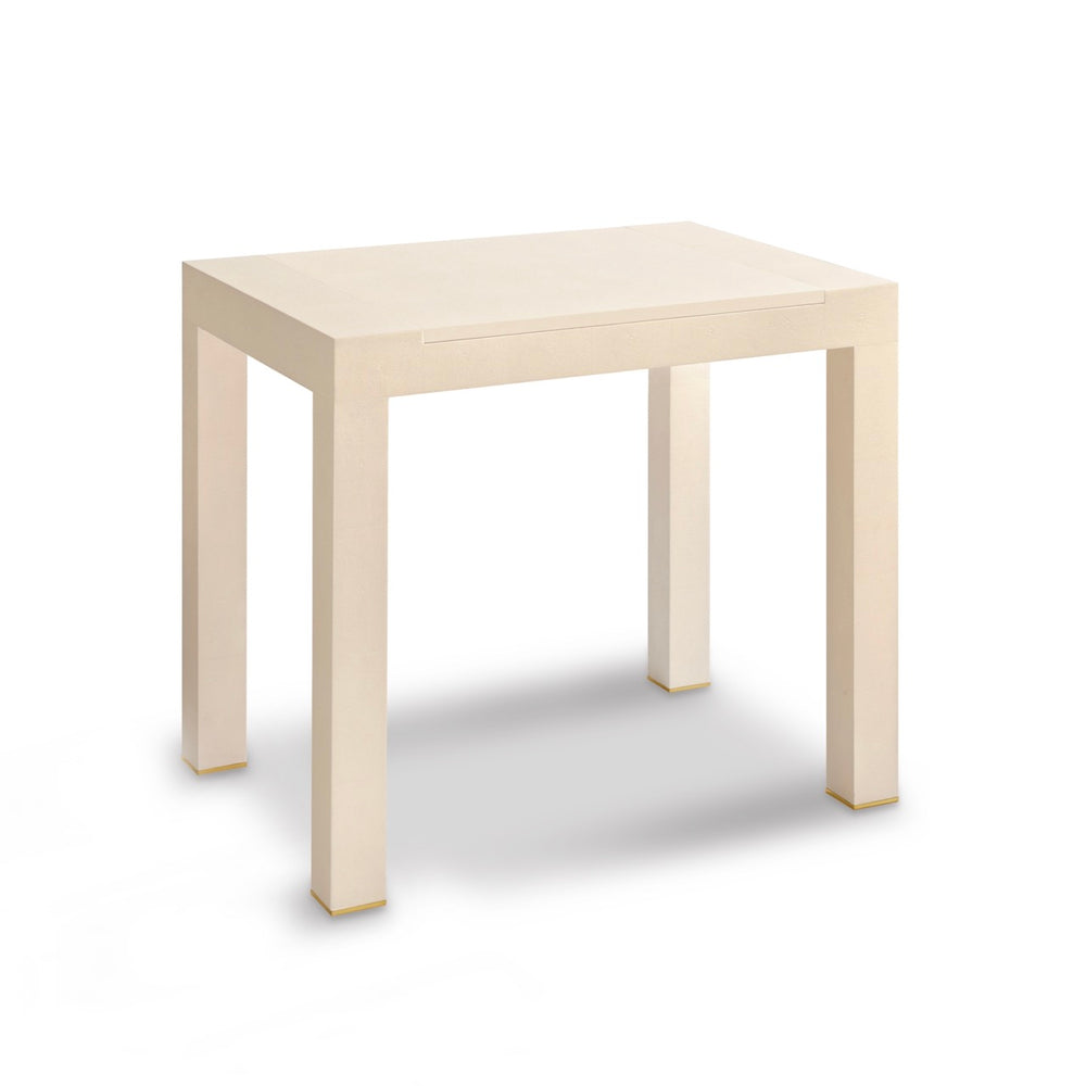 Shagreen Game Table in Cream