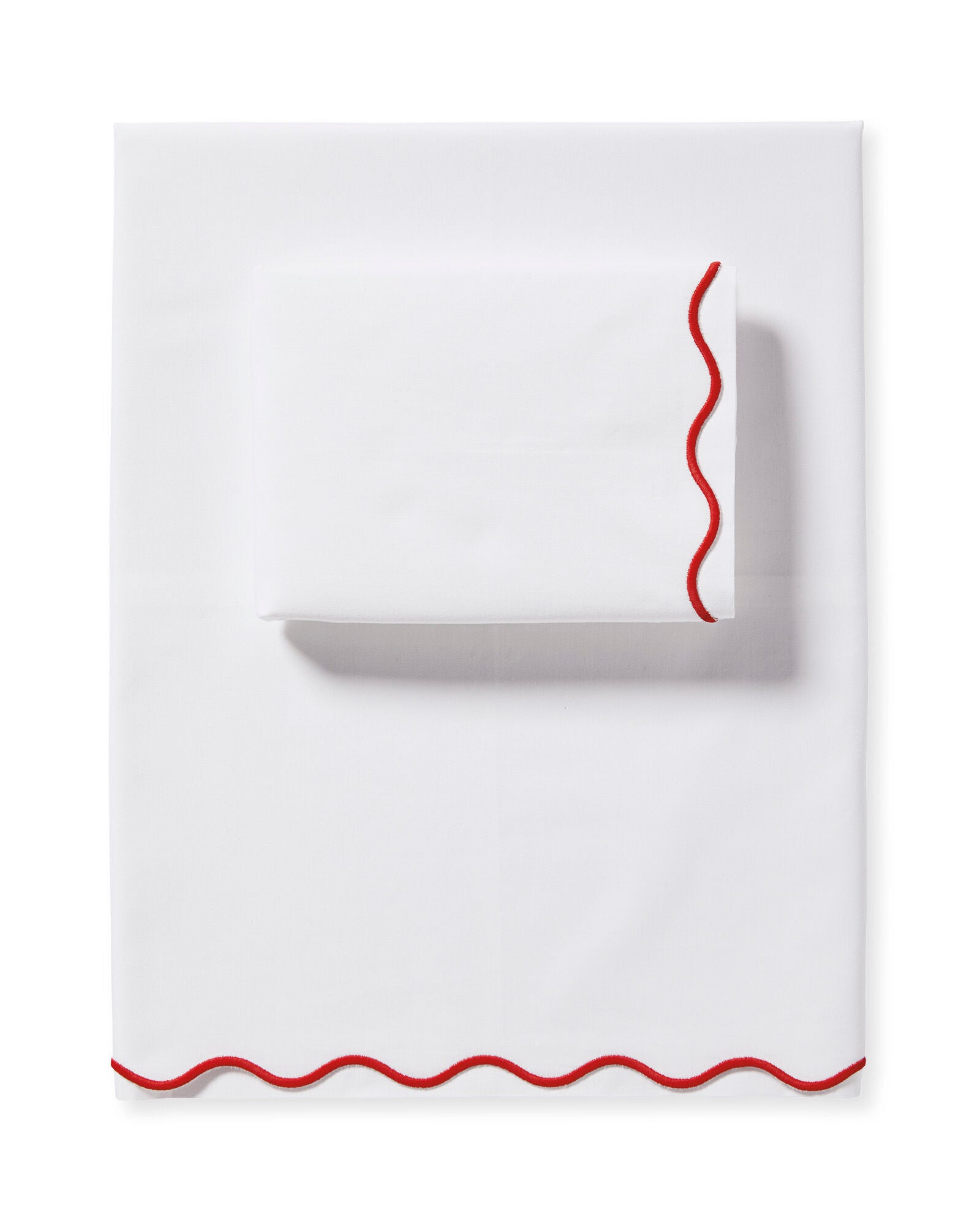 Wave Queen Sheet Set - Lobster