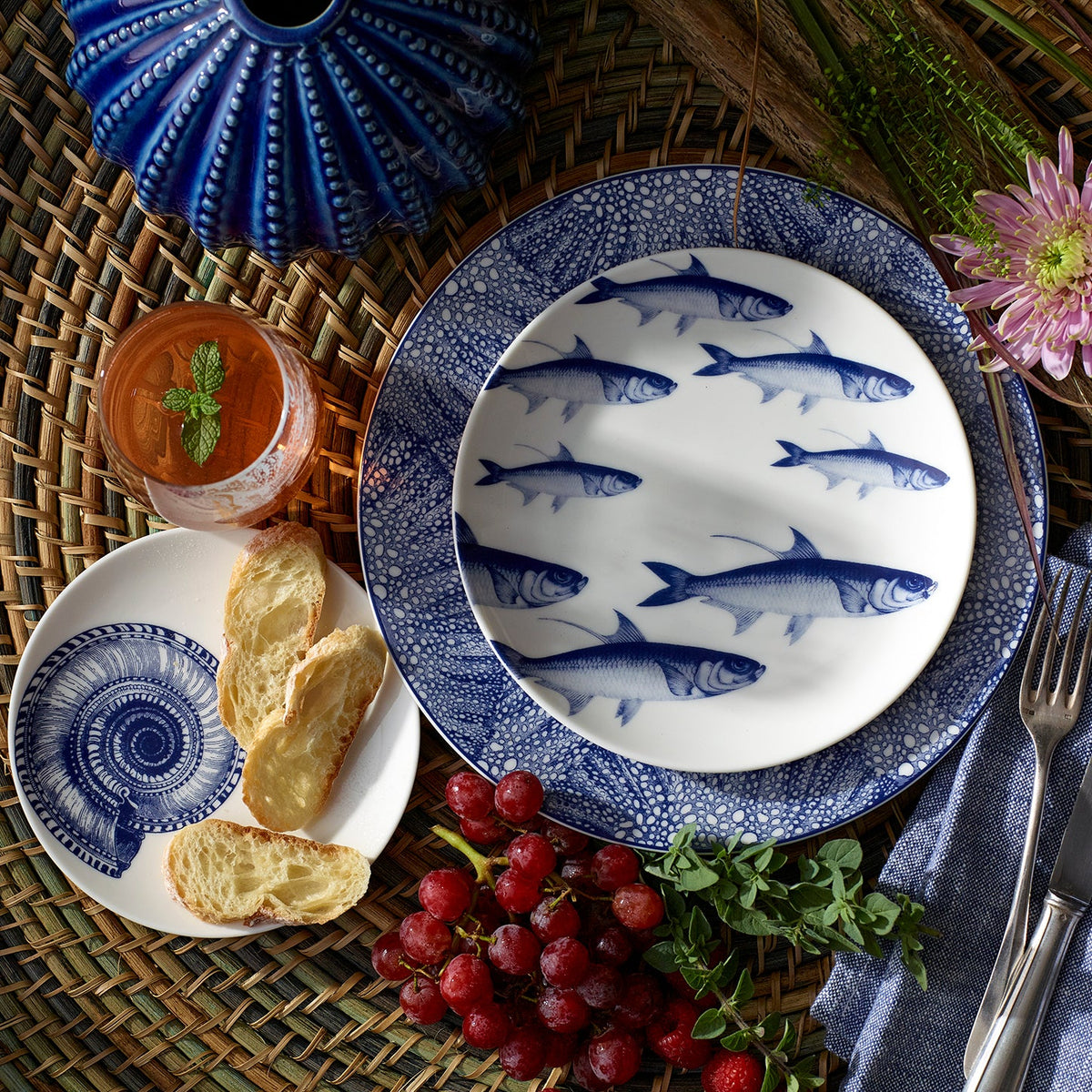 Shells Canapé Plates Boxed Set/4 - Caskata