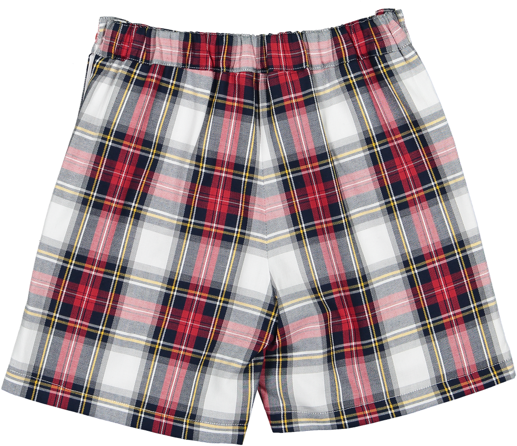 Tartan sales mens shorts
