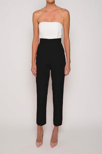 Silk Faille Cigarette Pants