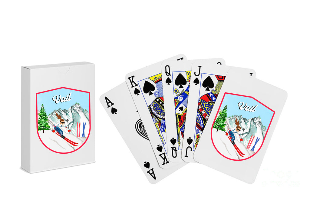 Personalized Crest Playing Cards