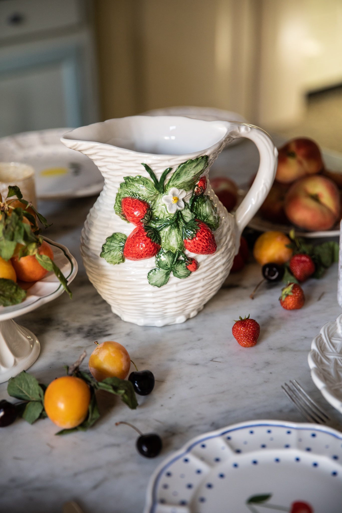 Tutti Frutti Strawberry Jug - Skye McAlpine Tavola