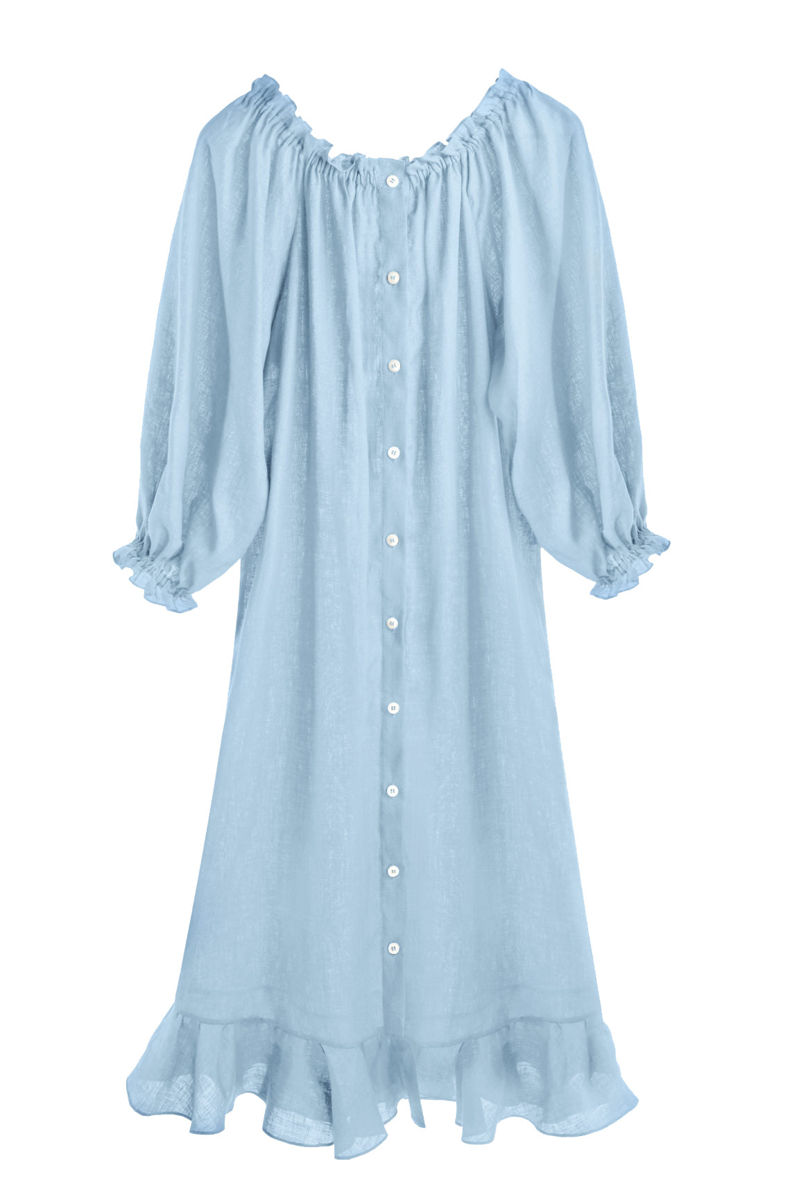 Loungewear Dress in Light Blue