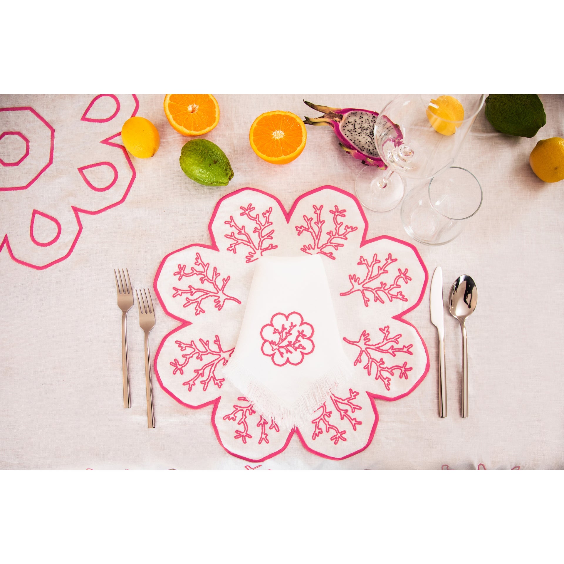 Coral Pink Corallo  Placemat