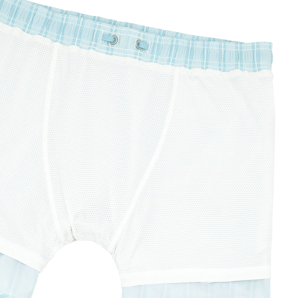 Men's Pacific Bue Stripe Classic Boardie
