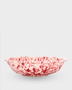 Speckled Serving Bowl in Pink
