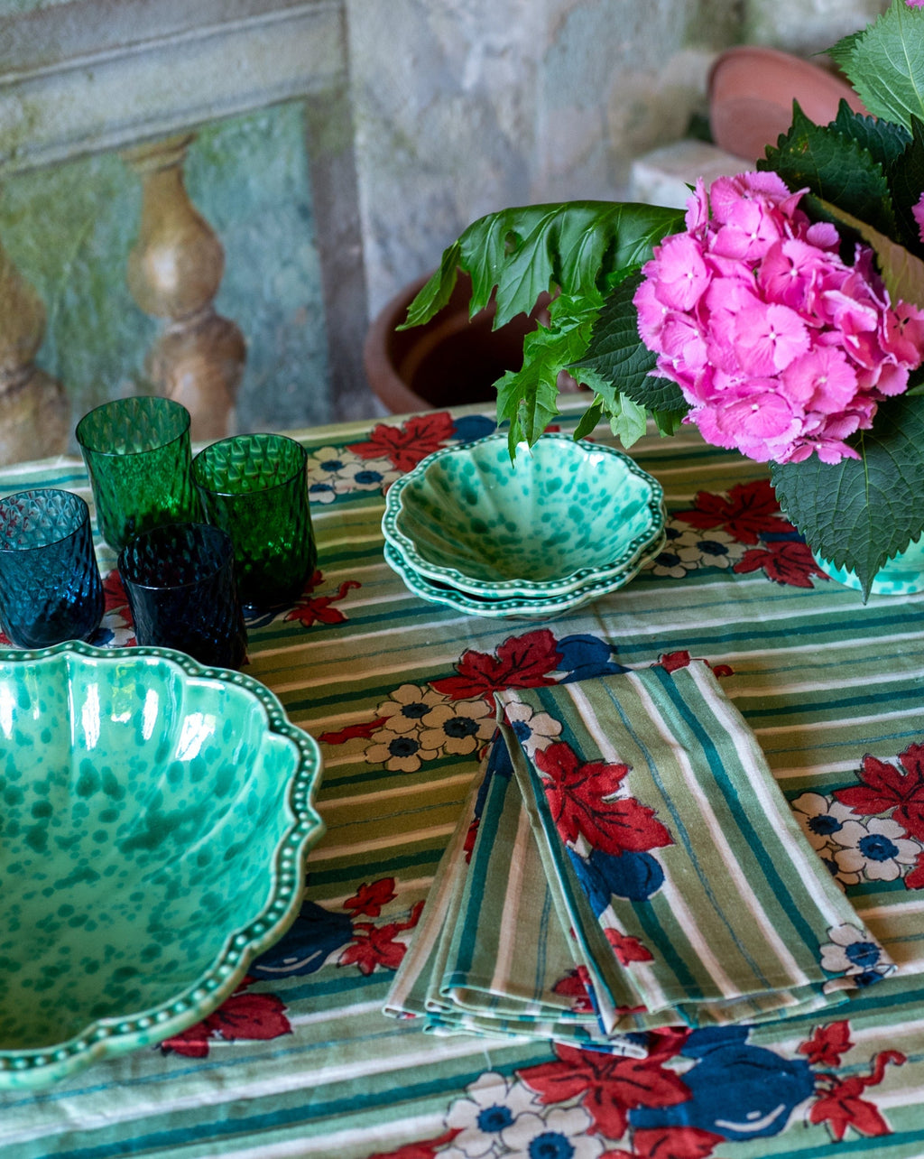 Speckled Small Bowl in Green