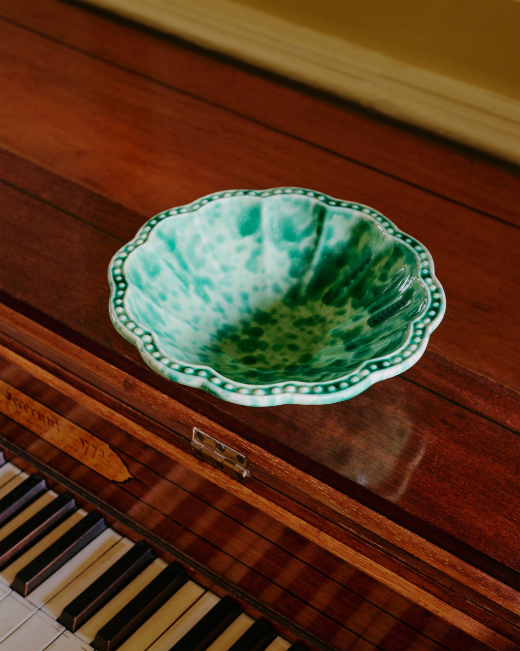 Speckled Small Bowl in Green