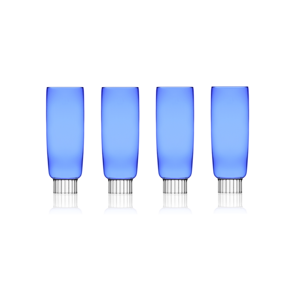 Romantic Champagne Flutes, Set of 4