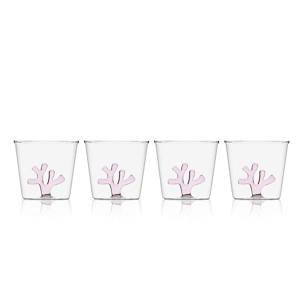 Whimsical Tumbler Glasses, Set of 4