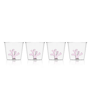 Whimsical Tumbler Glasses, Set of 4