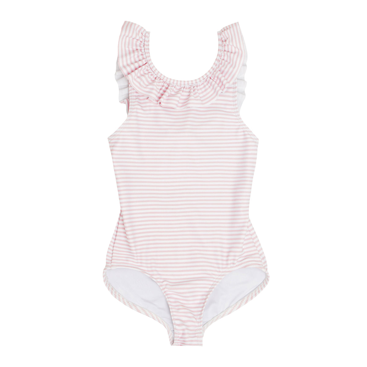 Girls Ruffle Collar One-Piece