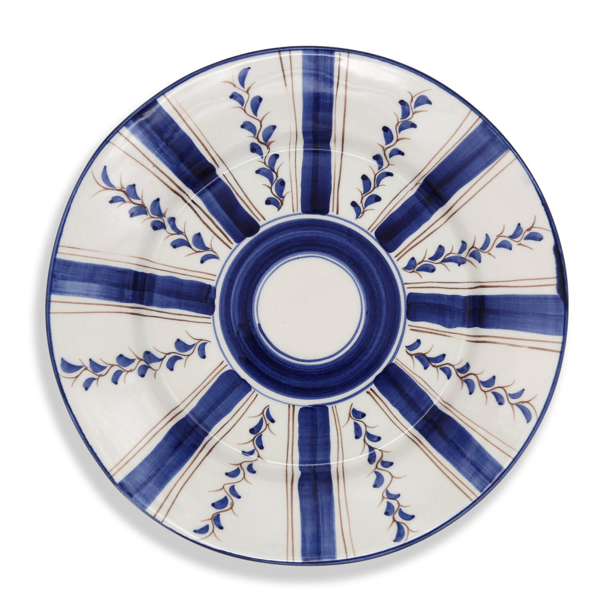 Blue Stripe Dinner Plate