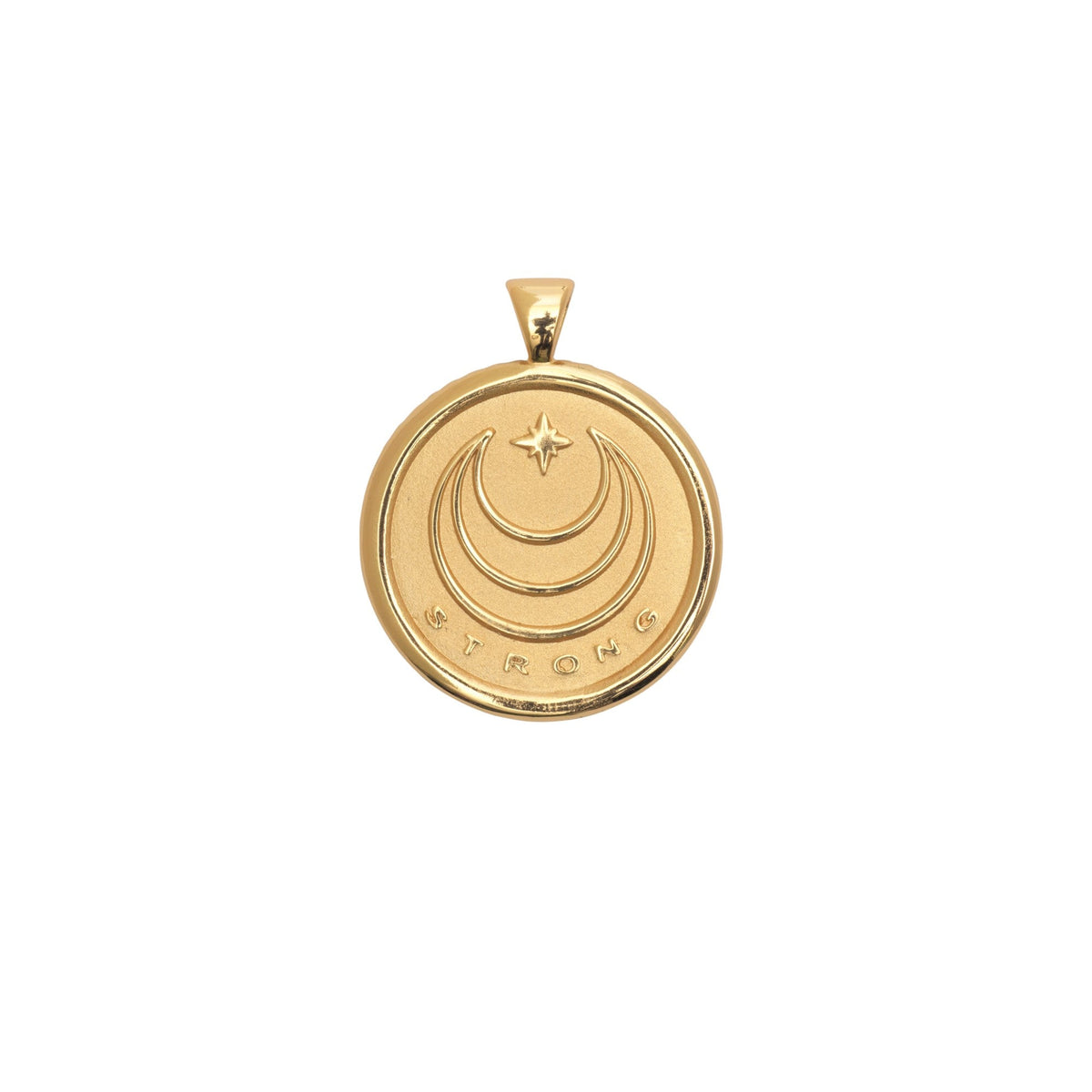 Strong JW Small Pendant Coin Necklace
