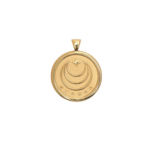 Strong JW Small Pendant Coin Necklace