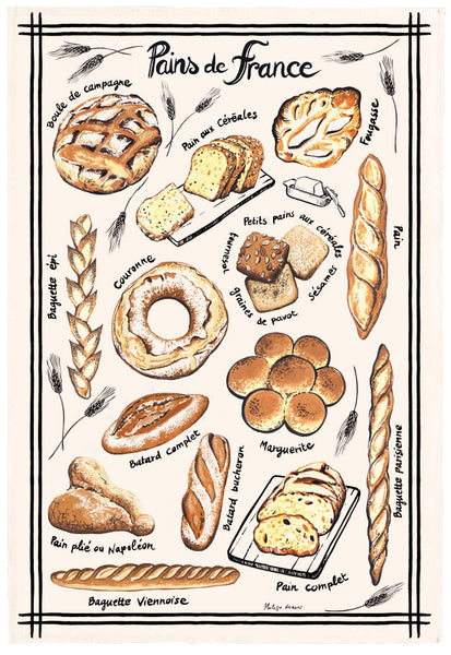 Tea Towel Pains de France