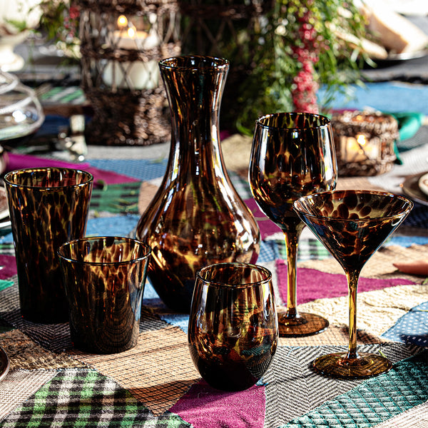 Puro Tortoiseshell Wine Glass | Over The Moon