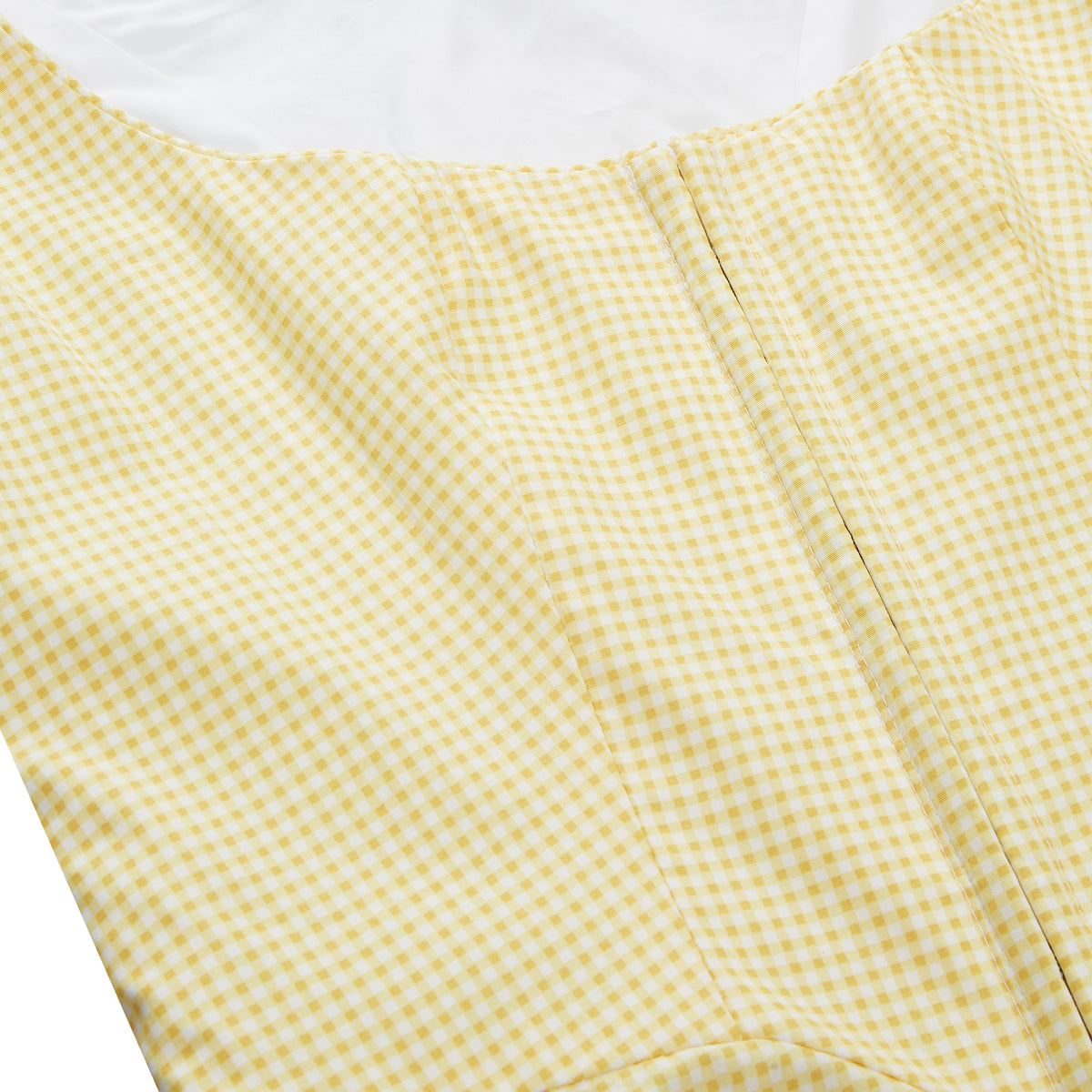 Electra Bodice in Yellow Gingham