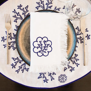 Blue Corallo Napkin