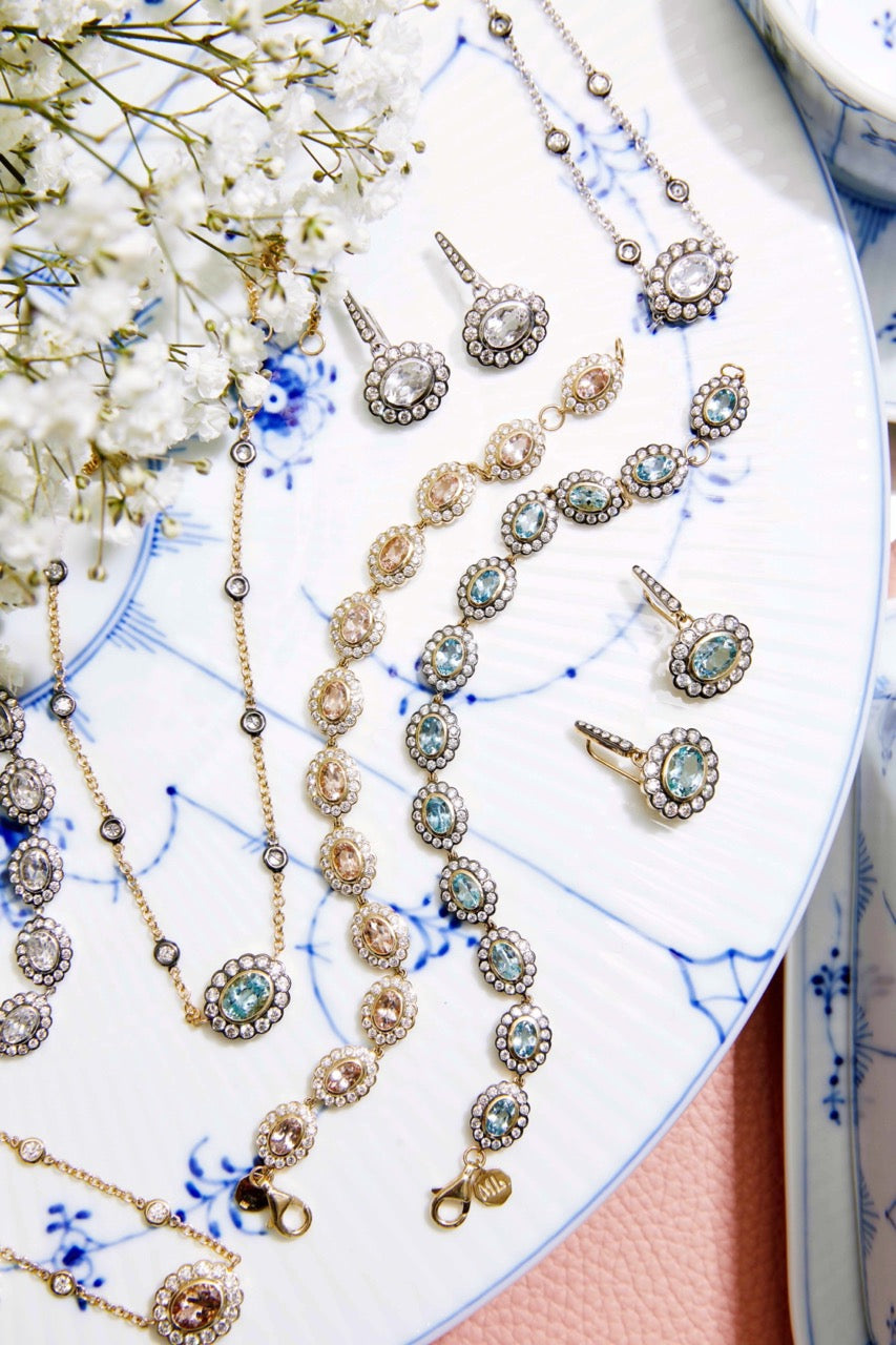 Lexie Earrings in Aquamarine
