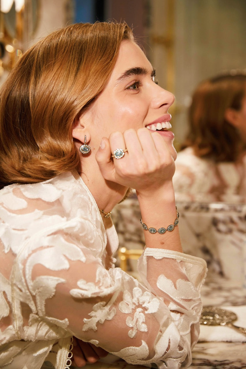 Lexie Ring in Aquamarine