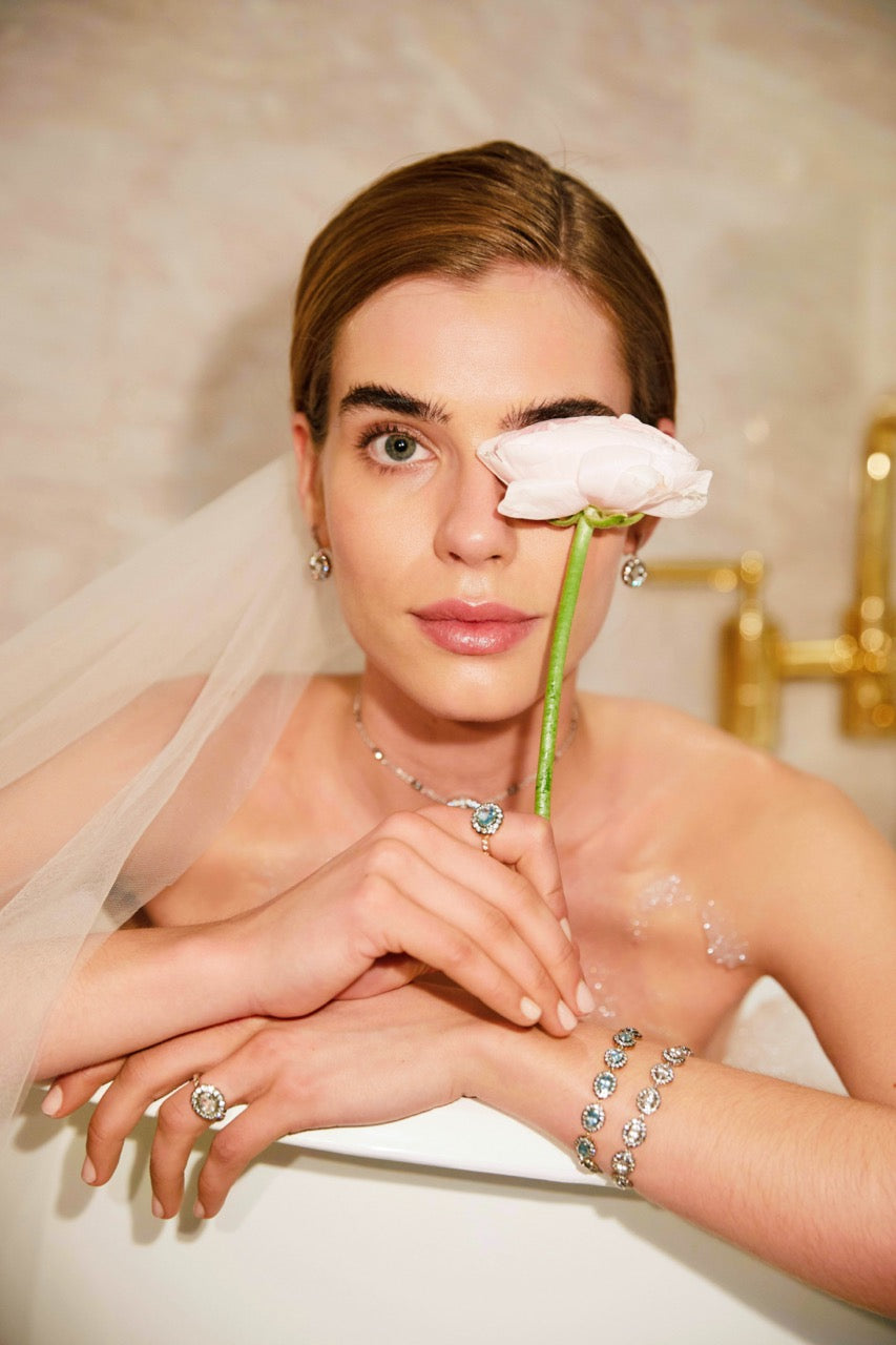 Lexie Ring in White Topaz