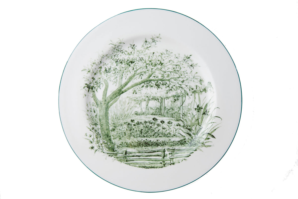 Gardens Dessert Plates, Set of 4