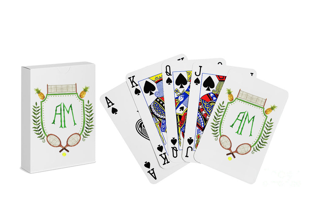 Personalized Crest Playing Cards