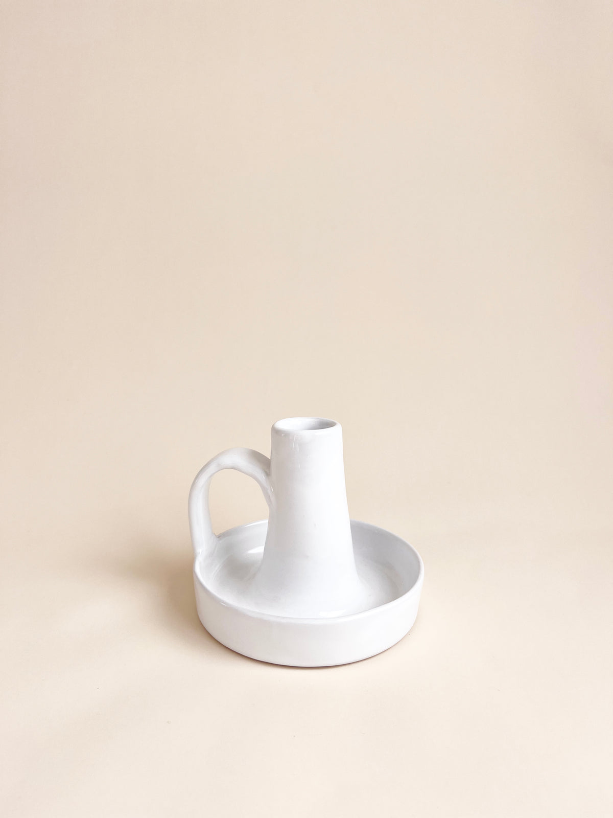 Chamber Candleholder - White