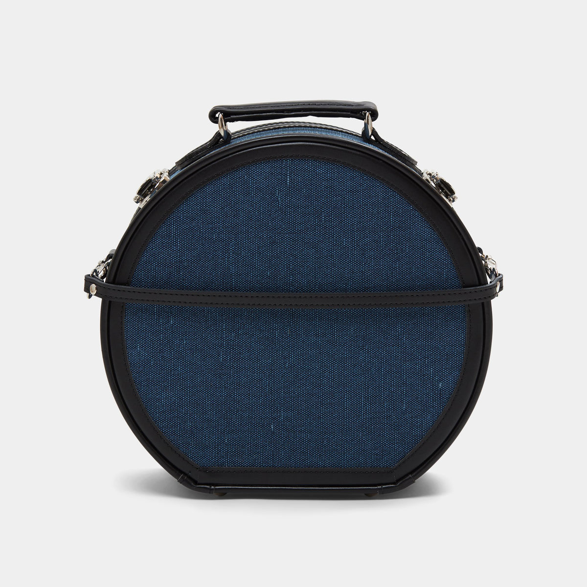 The Editor in Navy Hatbox Small