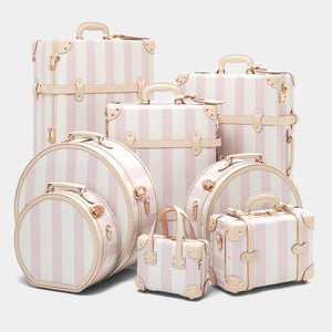 The Illustrator - Pink Hatbox Small Hatbox Small Steamline Luggage 