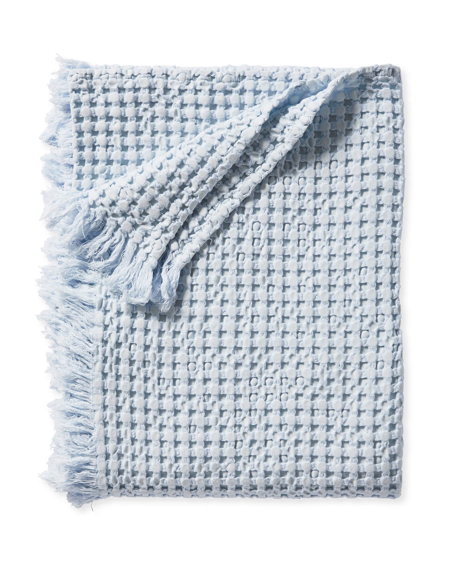 Beachcomber Cotton Throw - Fog