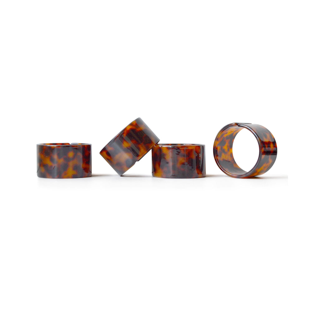 Tortoise Napkin Rings, Set of 4 | Over The Moon