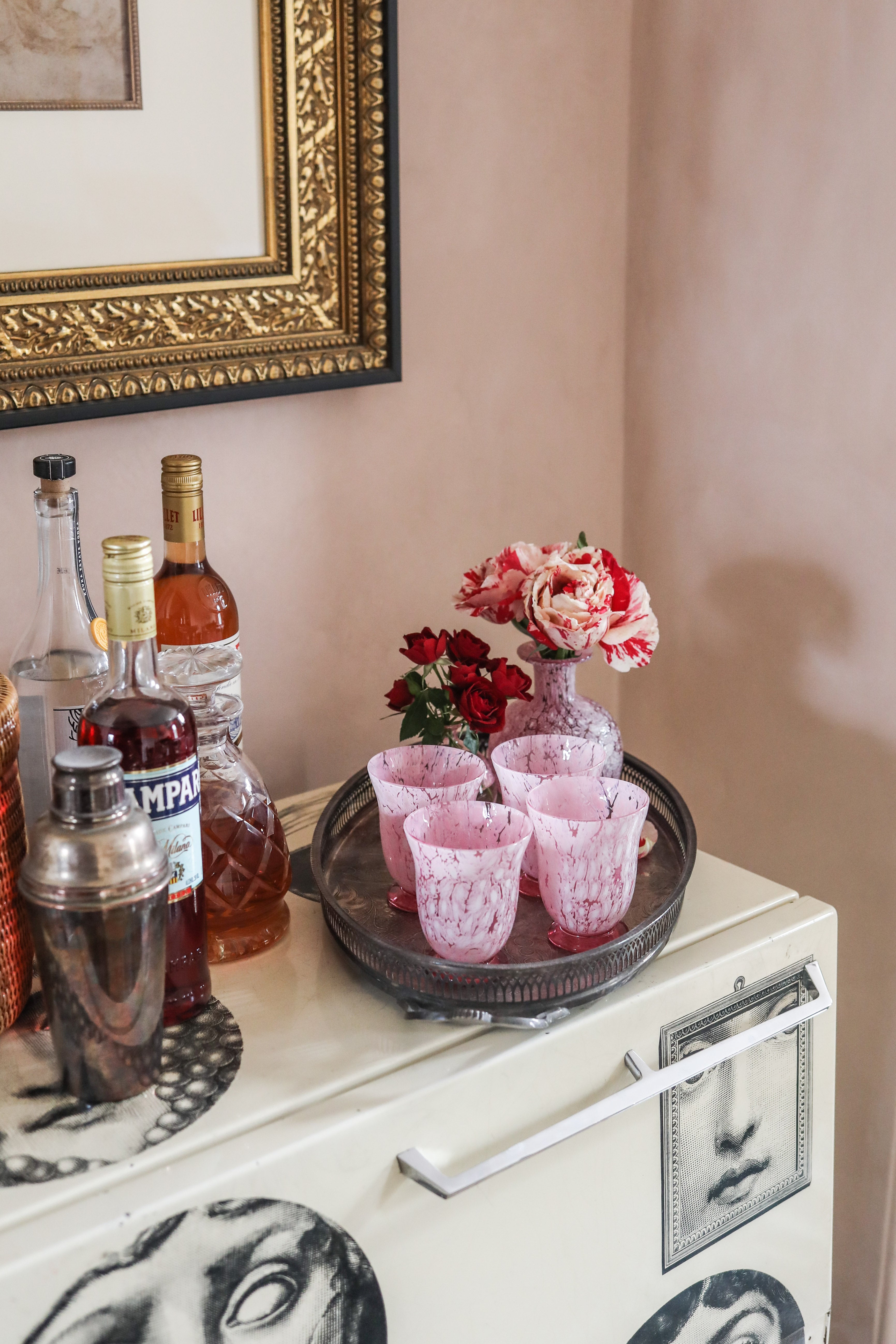 Tulip Tumbler Millefiori, Pink - Skye McAlpine Tavola