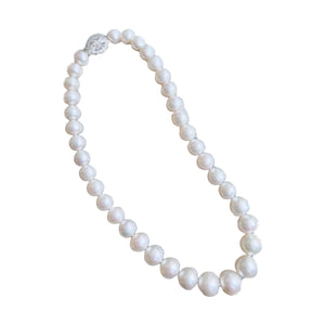 Pearl and Diamond Estate Necklace