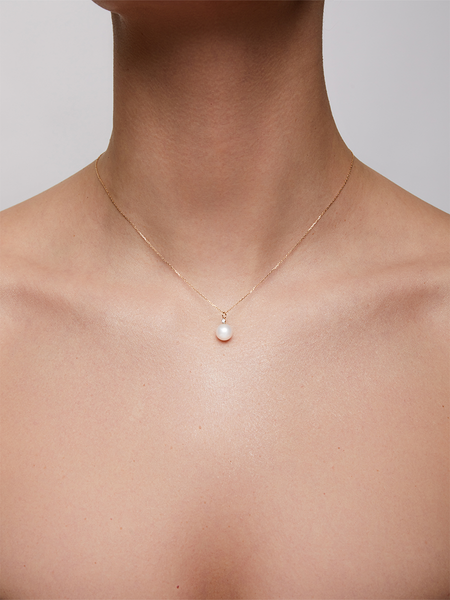 ☆TATIANA☆ Pearl dot blossom pearl necklace NZ2015 MUSINSA | TATIANA Polka Dot Freshwater Pearl Necklace NZ2485