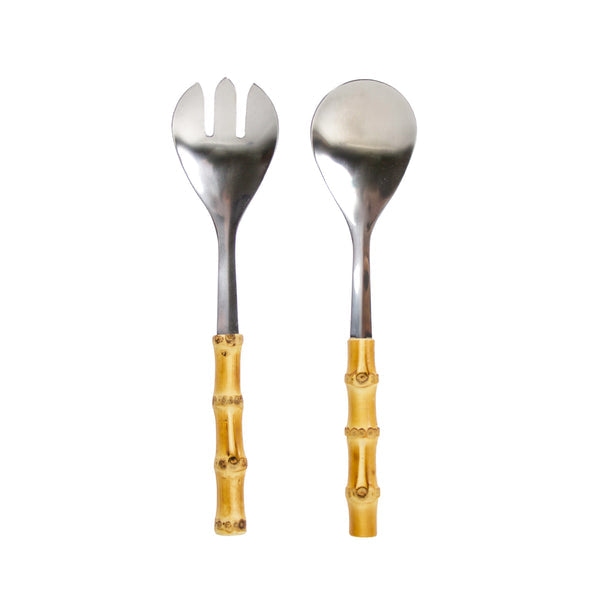 Bamboo Salad Server Set