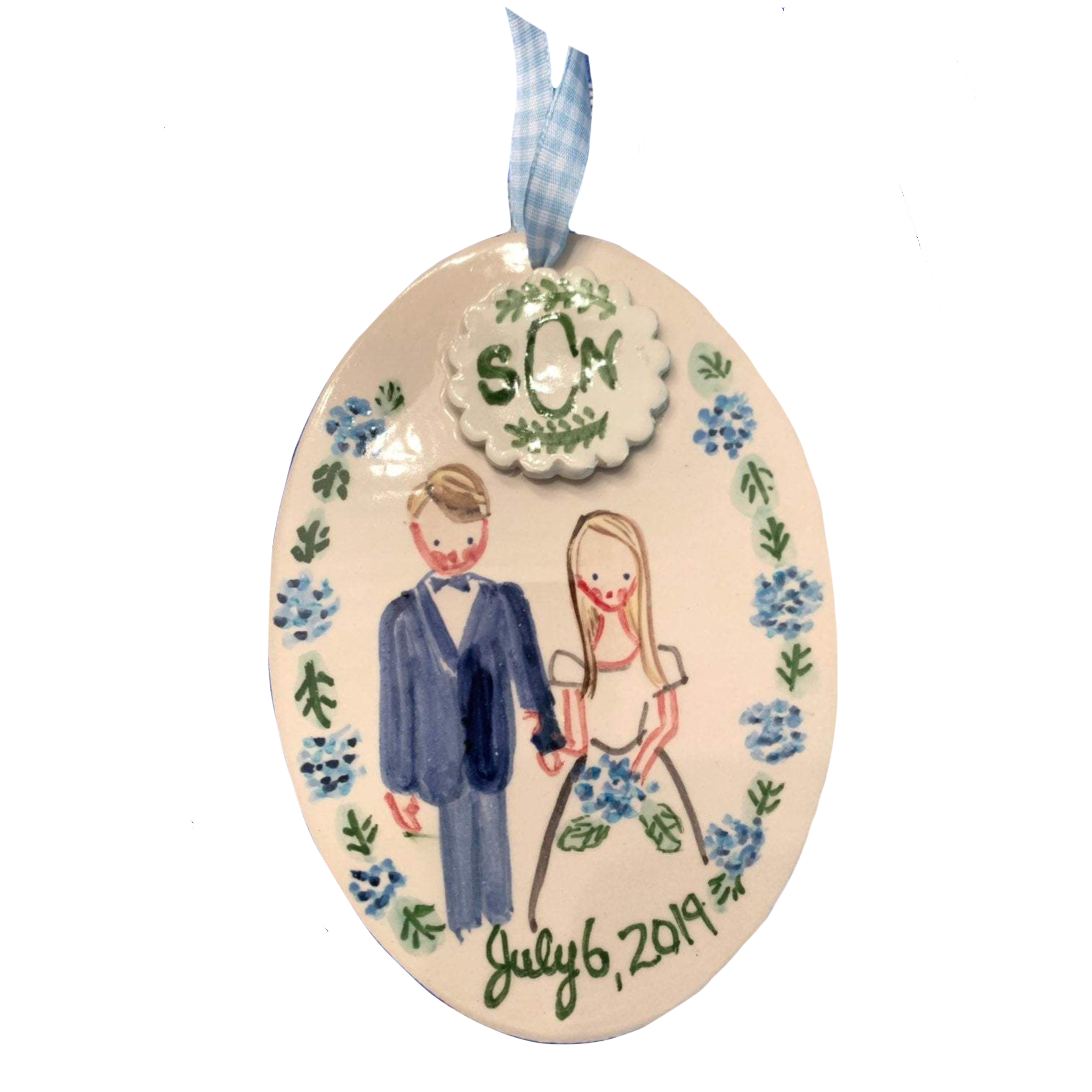 Custom Wedding Ornament
