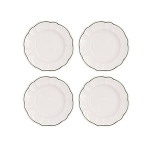 Romilly Pasta Dish, Green, Set of 4 - Skye McAlpine Tavola