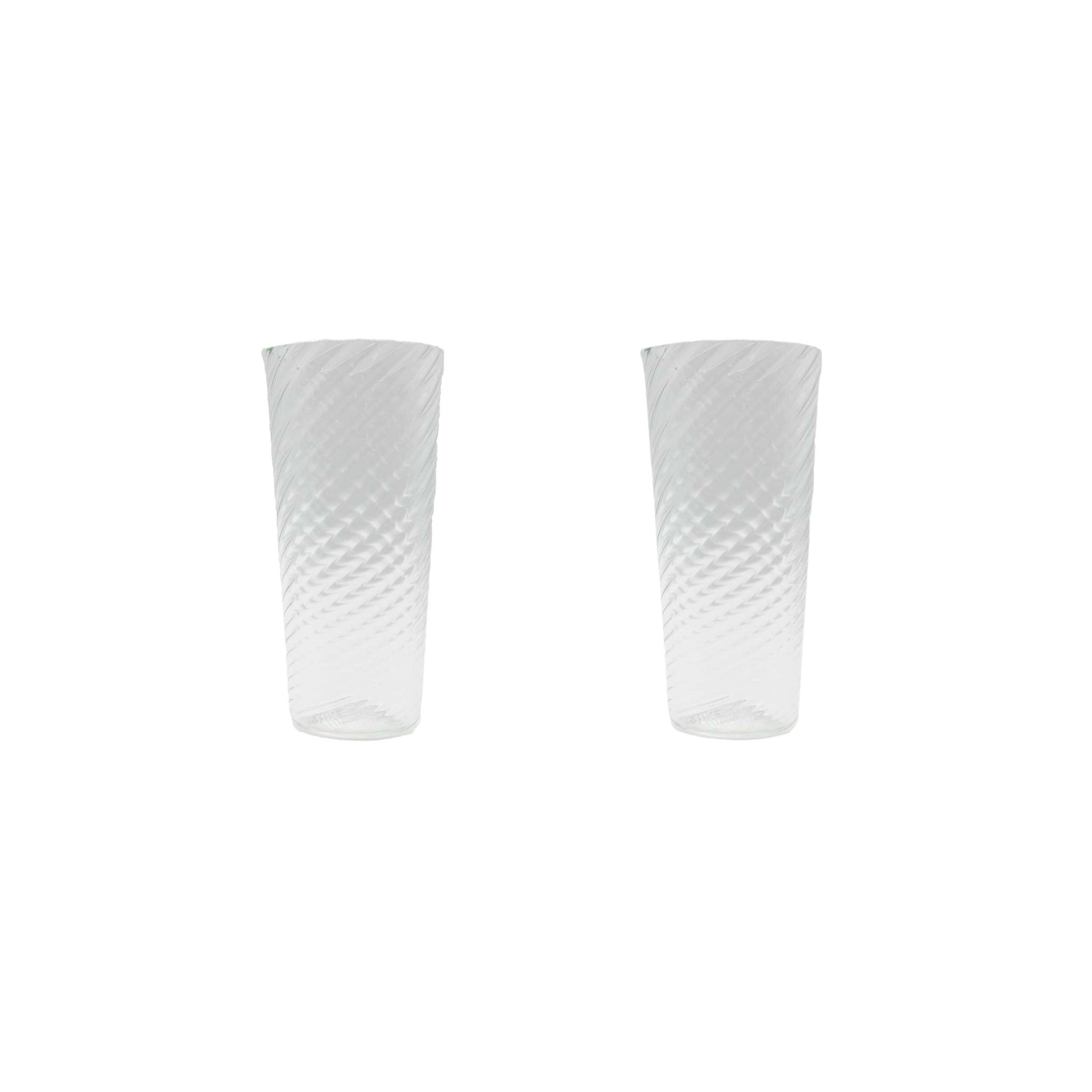 Zephyr Champagne Glass, Clear, Set of 2 - Skye McAlpine Tavola